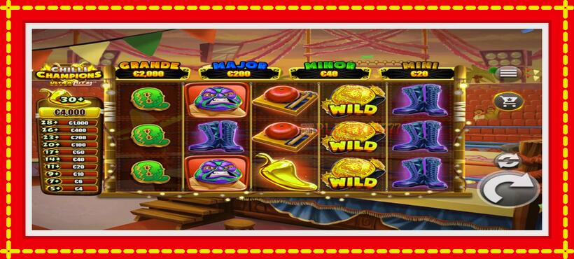 Slot machine Chilli Champions UltraHitz with access to free game online, picture 2