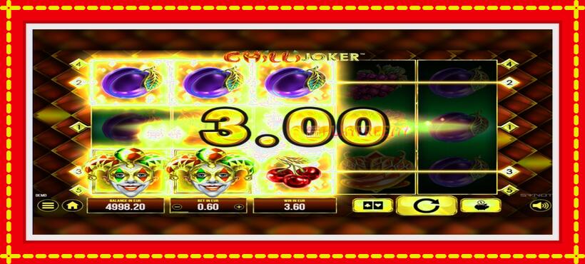 Slot machine Chilli Joker with access to free game online, picture 4