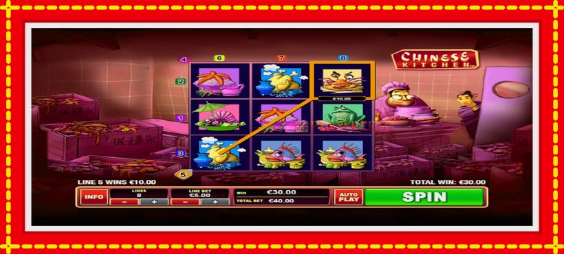 Slot machine Chinese Kitchen with access to free game online, picture 2