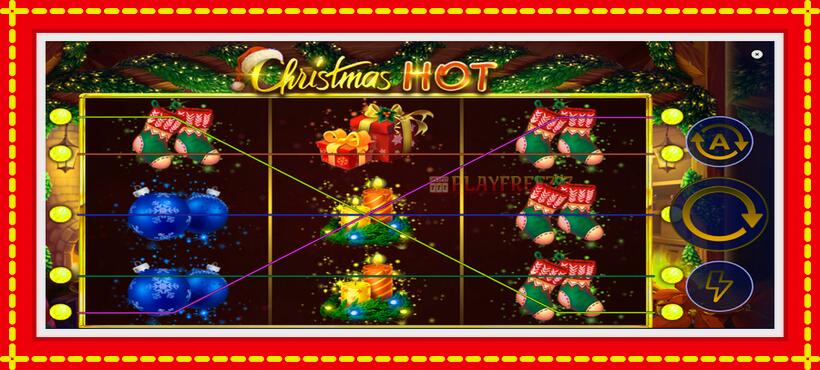 Slot machine Christmas Hot with access to free game online, picture 1