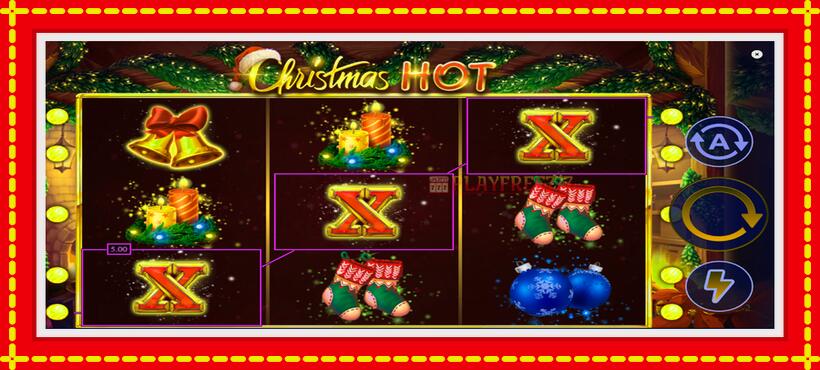 Slot machine Christmas Hot with access to free game online, picture 2