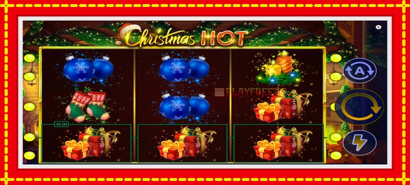 Slot machine Christmas Hot with access to free game online, picture 3