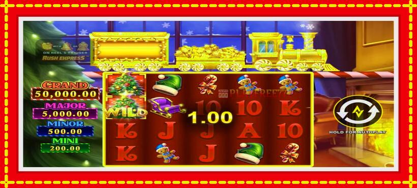 Slot machine Christmas Rush Express with access to free game online, picture 2