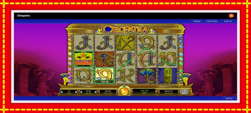 Slot machine Cleopatra with access to free game online, picture 4