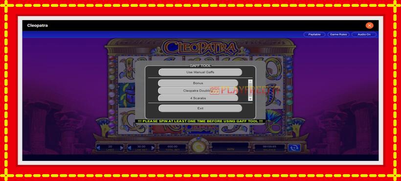 Slot machine Cleopatra with access to free game online, picture 5