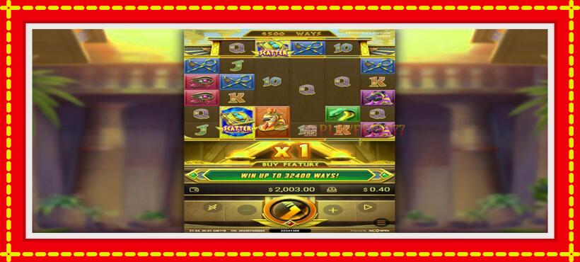 Slot machine Cleopatras Fortune with access to free game online, picture 2