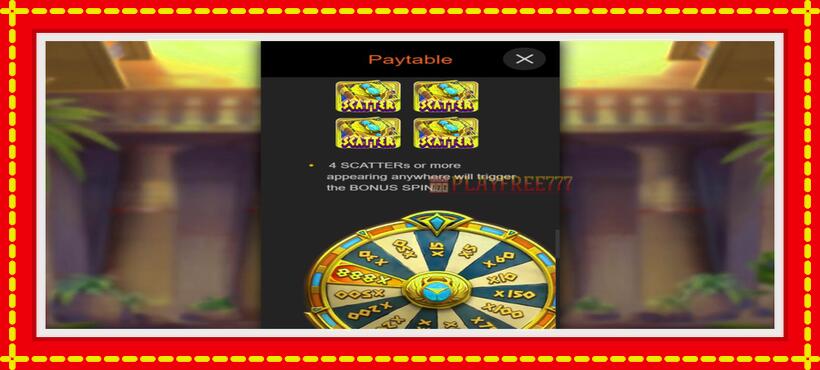 Slot machine Cleopatras Fortune with access to free game online, picture 5