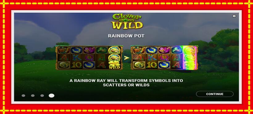 Slot machine Clover Goes Wild with access to free game online, picture 1