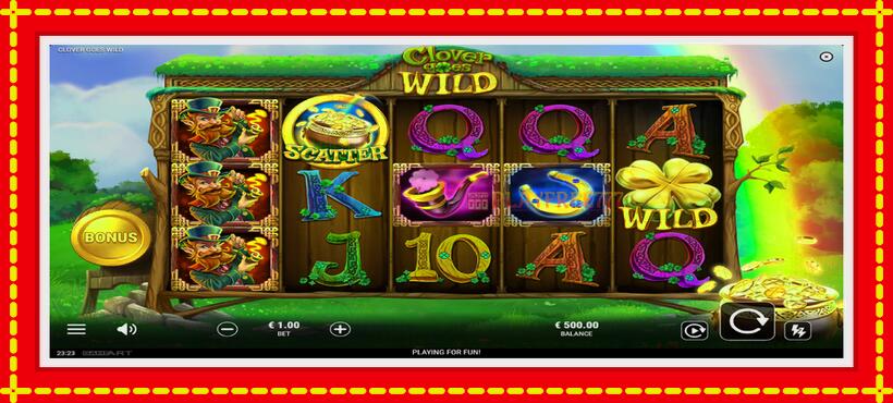 Slot machine Clover Goes Wild with access to free game online, picture 2