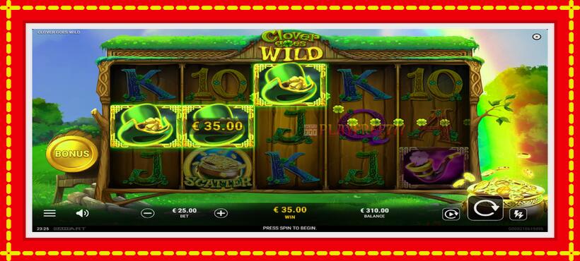 Slot machine Clover Goes Wild with access to free game online, picture 4