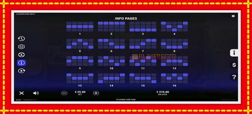 Slot machine Clover Goes Wild with access to free game online, picture 7