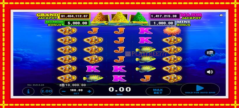 Slot machine Clown Fish Treasure with access to free game online, picture 1