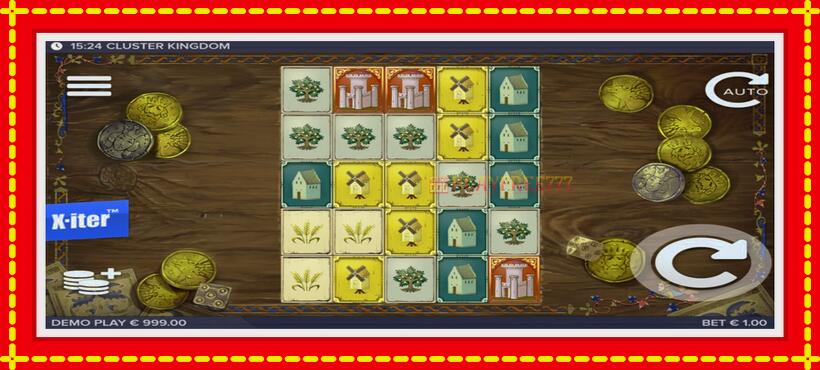 Slot machine Cluster Kingdom with access to free game online, picture 1