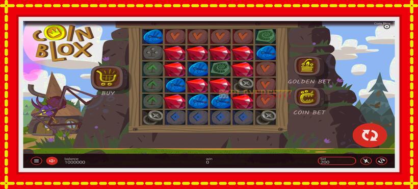 Slot machine Coin Blox with access to free game online, picture 2