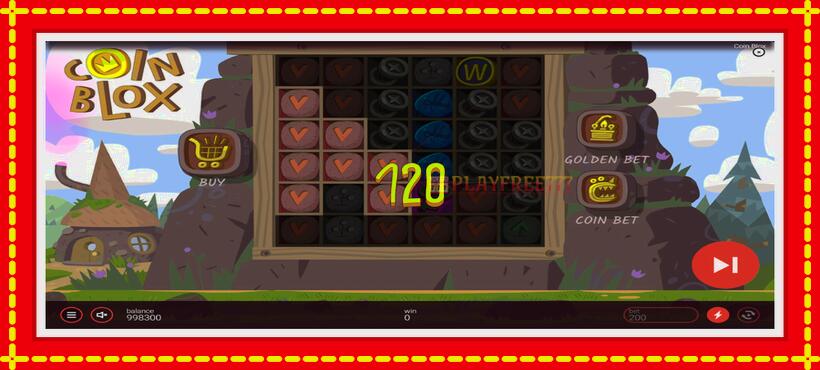 Slot machine Coin Blox with access to free game online, picture 4