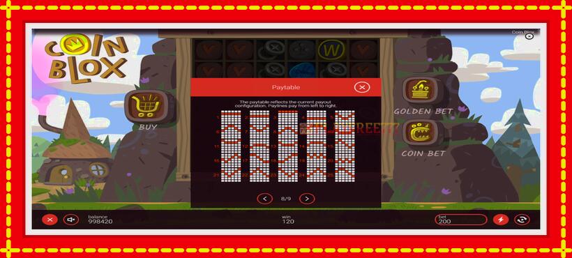 Slot machine Coin Blox with access to free game online, picture 7