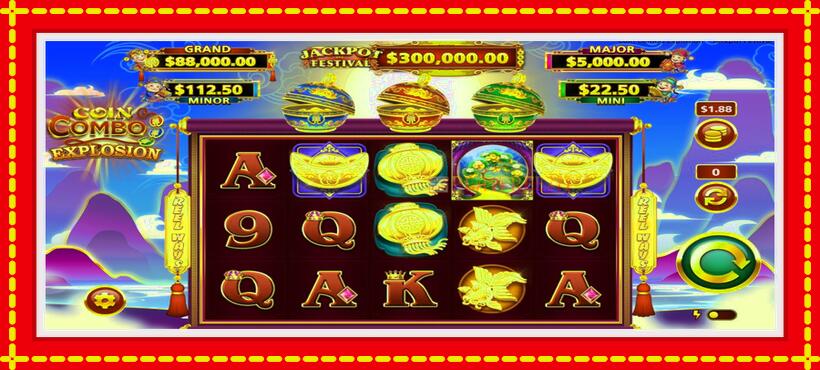 Slot machine Coin Combo Explosion Jackpot Festival with access to free game online, picture 1