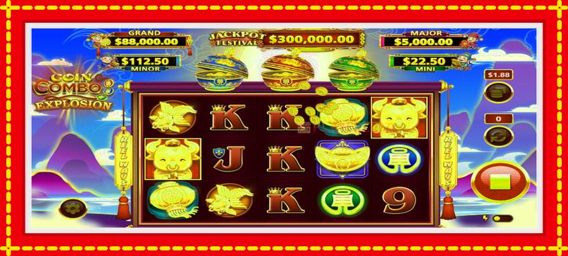 Slot machine Coin Combo Explosion Jackpot Festival with access to free game online, picture 3