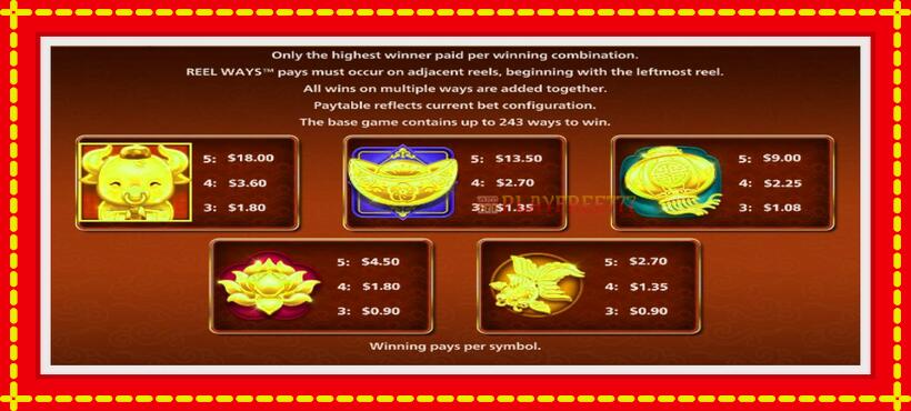 Slot machine Coin Combo Explosion Jackpot Festival with access to free game online, picture 4