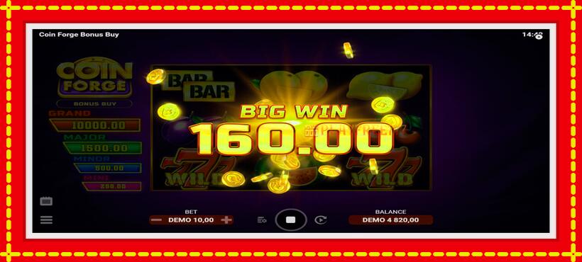 Slot machine Coin Forge Bonus Buy with access to free game online, picture 4