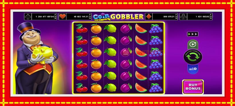 Slot machine Coin Gobbler with access to free game online, picture 1