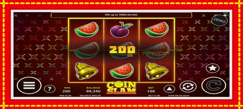 Slot machine Coin Slam with access to free game online, picture 4