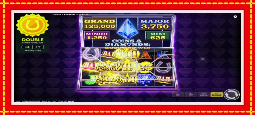 Slot machine Coins & Diamonds: Hold and Win with access to free game online, picture 3