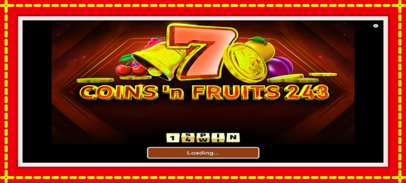 Slot machine Coinsn Fruits 243 with access to free game online, picture 1