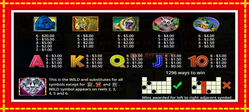 Slot machine Congo Cash XL with access to free game online, picture 4