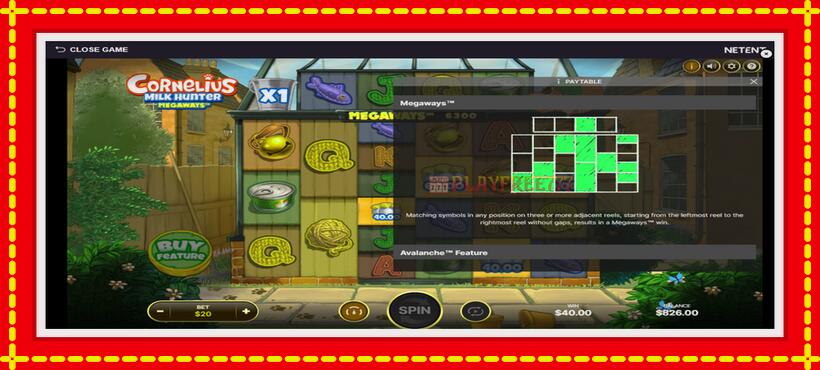 Slot machine Cornelius Milk Hunter Megaways with access to free game online, picture 7