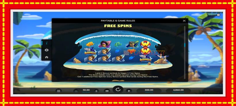 Slot machine Cowabunga Dream Drop with access to free game online, picture 6