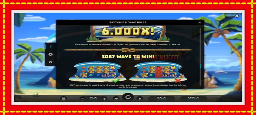 Slot machine Cowabunga Dream Drop with access to free game online, picture 7