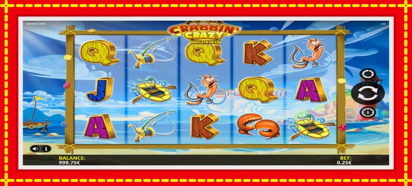 Slot machine Crabbin Crazy with access to free game online, picture 2