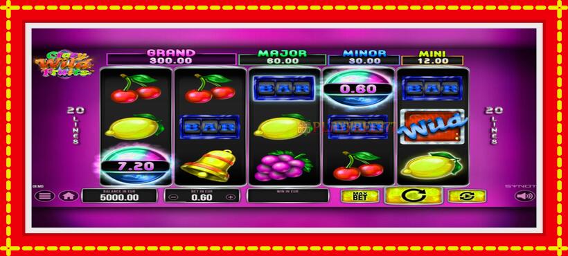 Slot machine Crazy Wild Fruits with access to free game online, picture 2