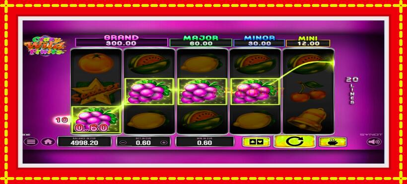 Slot machine Crazy Wild Fruits with access to free game online, picture 3