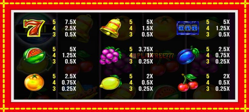 Slot machine Crazy Wild Fruits with access to free game online, picture 5