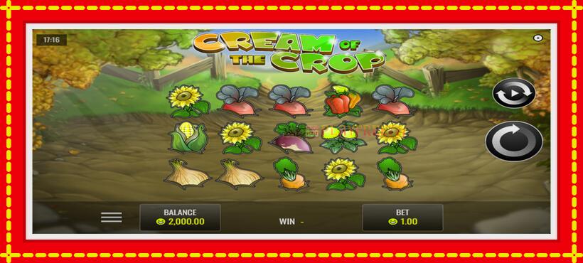 Slot machine Cream of the Crop with access to free game online, picture 2