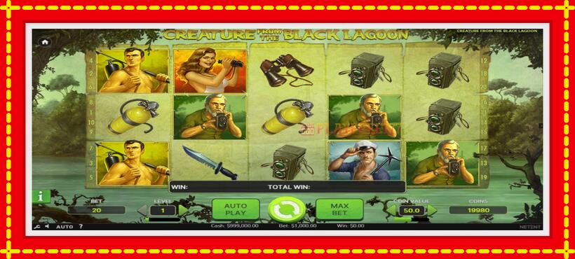 Slot machine Creature From The Black Lagoon with access to free game online, picture 2