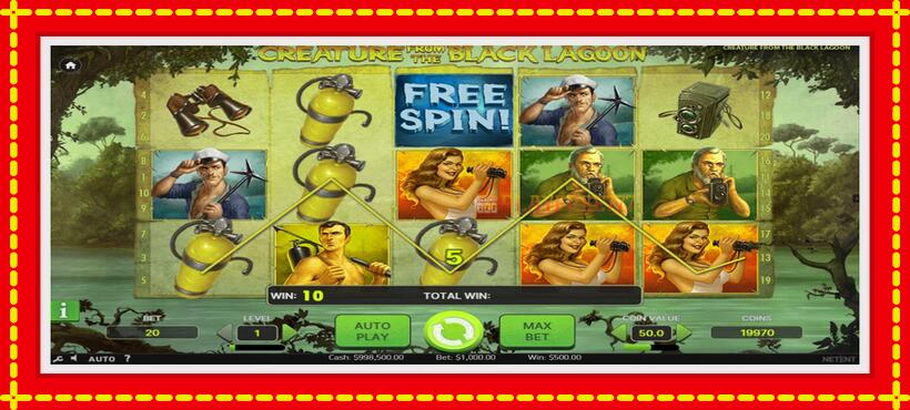 Slot machine Creature From The Black Lagoon with access to free game online, picture 3