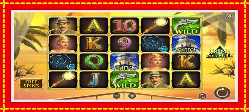 Slot machine Crime on the Nile with access to free game online, picture 2