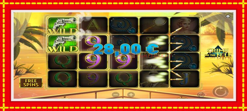 Slot machine Crime on the Nile with access to free game online, picture 3