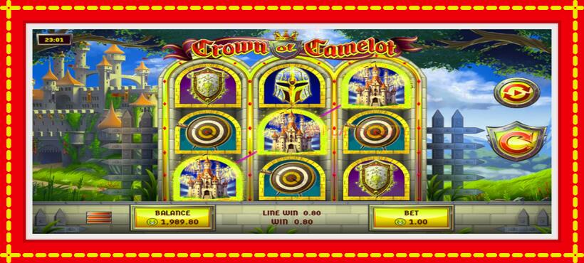 Slot machine Crown of Camelot with access to free game online, picture 3