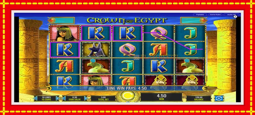 Slot machine Crown of Egypt with access to free game online, picture 2