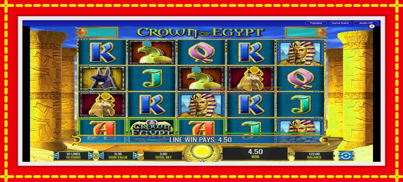 Slot machine Crown of Egypt with access to free game online, picture 3