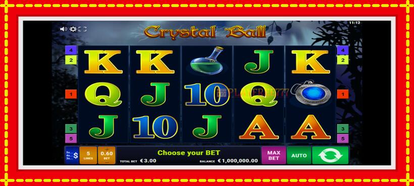 Slot machine Crystal Ball with access to free game online, picture 1