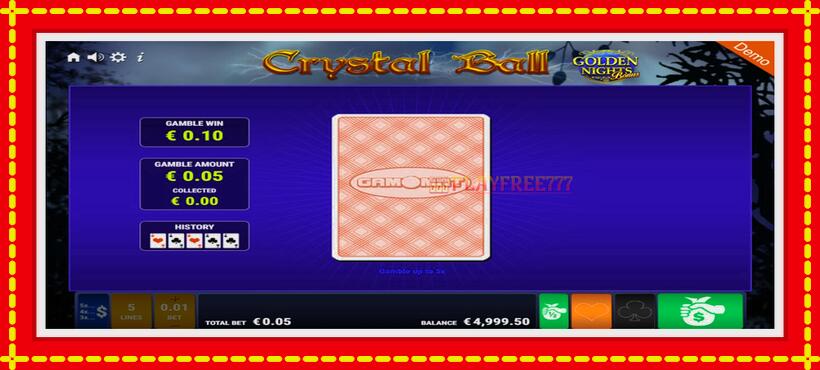 Slot machine Crystal Ball Golden Nights with access to free game online, picture 3