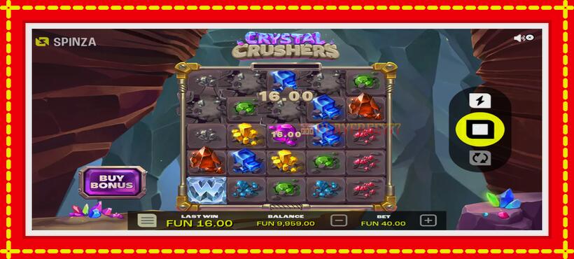 Slot machine Crystal Crushers with access to free game online, picture 3