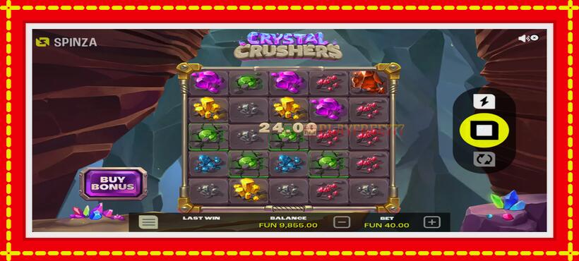 Slot machine Crystal Crushers with access to free game online, picture 4