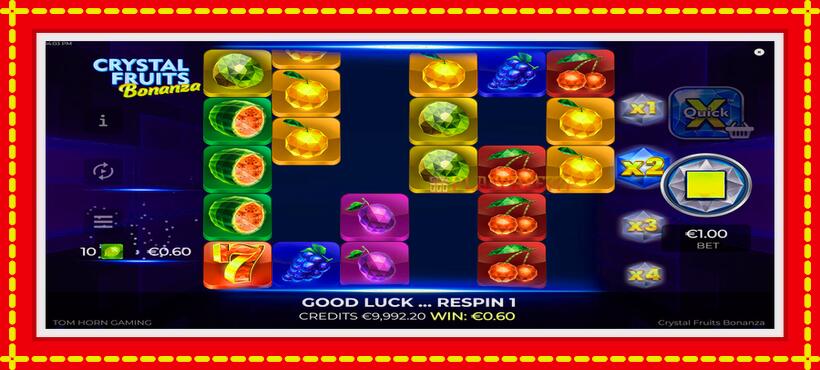 Slot machine Crystal Fruits Bonanza with access to free game online, picture 3