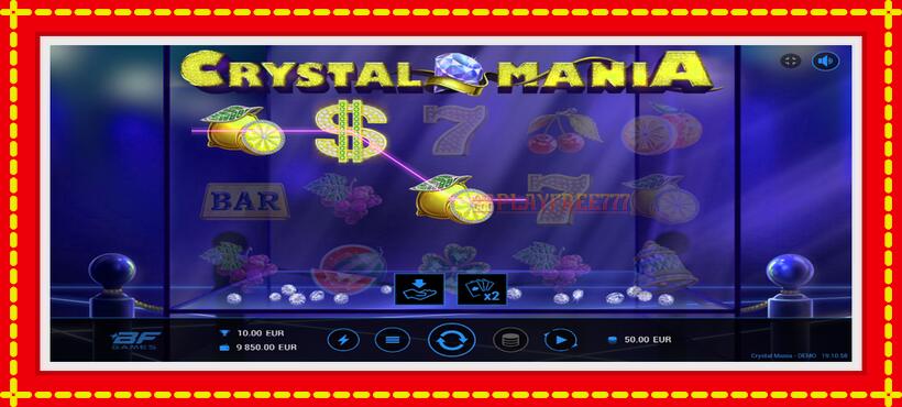 Slot machine Crystal Mania with access to free game online, picture 2